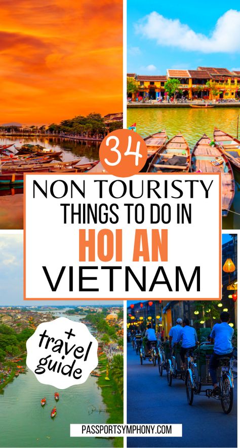 34 NON TOURISTY THINGS TO DO IN hoi an Vietnam Vietnam Bucket List, Bucket List Challenge, Japanese Neighborhood, Things To Do In Vietnam, Hoian Vietnam, Hoi An Vietnam, Vietnam Travel Guide, Cool Things To Do, Hidden Places