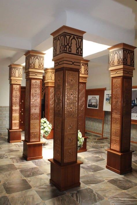 Mosque Design Islamic Architecture, Indian Bedroom Decor, Indian Bedroom, Mosque Design, Pillar Design, Column Design, Main Door Design, Woodworking Ideas Table, Main Door