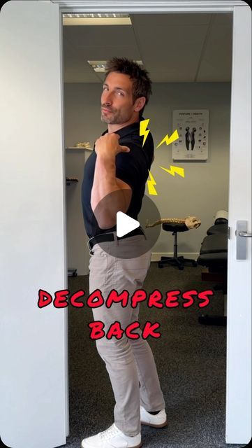 James Somerset Osteopath on Instagram: "Decompress your back with this exercise. #decompressback #backpainrelief" Back Decompression, Back Pain Relief, Your Back, Somerset, Stretching, On Instagram, Instagram