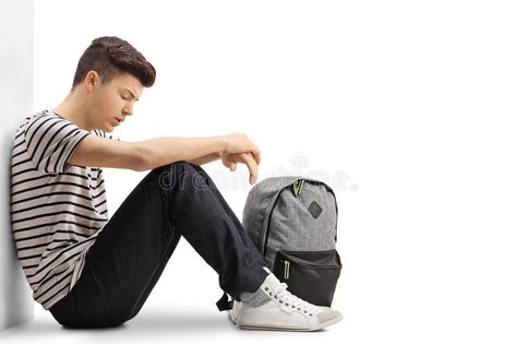 Person Sitting Against Wall, Leaning Against Wall Pose Reference Drawing, Sitting Against Wall Pose, Person Leaning Against Wall Reference, Person Sitting On Floor, Leaning Against Wall Pose Reference, Sitting Wall, Male Reference, Realistic Watercolor