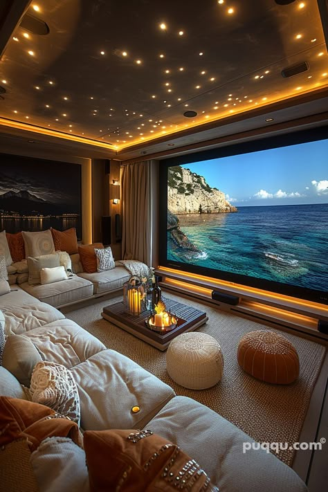 Small Theater Room: Creating Big Experiences in Compact Spaces - Puqqu Small Theater Room Ideas, Cinema Room Decor, Small Theater Room, Theatre Room Ideas, Theater Room Ideas, Movie Theater Room, Movie Theater Rooms, Home Theater Room Design, Home Theater Ideas