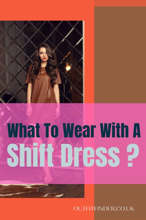 A shift dress is one of those clever crossover dresses, that can be made to look really sexy and alluring for nights out, and also be dressed up smart enough to be suitable for office and formal wear. These dresses are very comfortable, and can be very flattering as long as you dress them right. What to wear with a shift dress? Luckily they incredibly forgiving, so you don’t have to stress too much! Shift Dress Formal, Shift Dress Outfit, Belted Shift Dress, Crossover Dress, Shift Dress Black, Printed Shift Dress, Dress Codes, Fashion Advice, Formal Wear