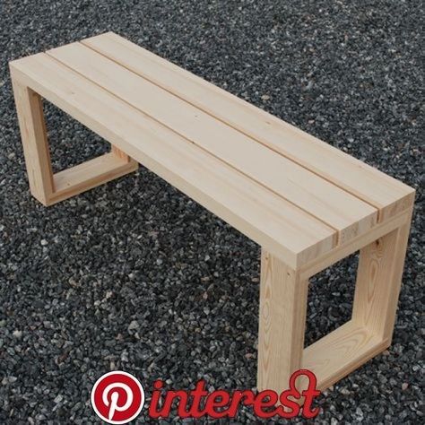 Garden Bench Plans, Diy Wood Bench, Outdoor Woodworking Projects, Diy Bench Outdoor, Small Woodworking Projects, Diy Bench, Diy Holz, Garden In The Woods, Woodworking Bench