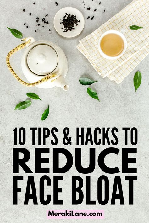 How to Get Rid of a Bloated Face | There are many things that can cause face bloat, and this post has lots of great tips and tricks. We're sharing common causes and reasons for facial swelling, tips on how to avoid face bloat, and how to fix it when it happens. We've also included hacks and remedies to decrease puffiness, a list of foods to reduce swelling, plus makeup tutorials to hide face bloat with makeup so you can look and feel your best every single day! Bloated Face Remedy, Debloat Face, Face Swelling Remedies, Face Bloat, Diy Face Care, Facial Swelling, Bloated Face, Eye Health Remedies, Skin Care For Face