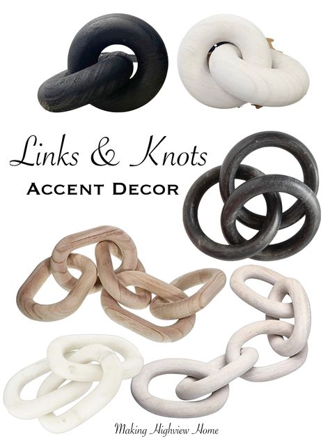 Wooden Link Decor, Wood Links Decor, Chain Decor Ideas, Chain Decor, Chain Link Decor, Wood Chain Link Decor Ideas, Wood Accessories Home Decor, Wooden Chain Link Decor Ideas, Wood Chain Link Decor