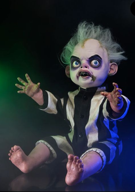 Baby Beetlejuice, Doll Props, Beetlejuice Beetlejuice, Michael Keaton, The Originals Characters, Universal Monsters, Replica Prop, San Diego Comic Con, Creepy Dolls