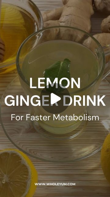 WholeYum on Instagram: "Lemon Ginger Fat-burning Drink 🍋🔥

Stay hydrated and boost your metabolism with this refreshing, fat-burning drink made with lemon, ginger, and a pinch of pepper! Perfect for your daily detox.

👉 Follow @wholeyumm for more health tips.

#FatBurningDrink #DetoxWater #HealthyLiving #Wholeyumm #WeightLossJourney #GingerLemonDrink" Lemon Ginger Drink, Ginger Instagram, Lemon Ginger Detox Water, Healthy Shots, Drink Shots, Slim Down Drink, Hair Detox, Health Benefits Of Ginger, Recipes Drinks