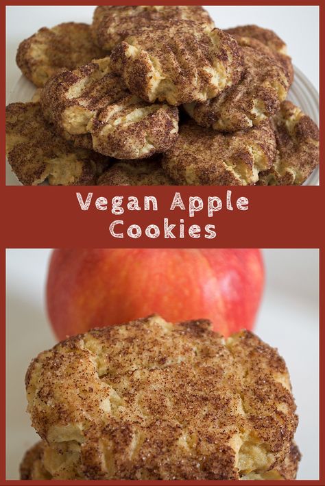 Vegan Apple Cookies, Shed Design Ideas, Apple Cookies Recipes, Cornmeal Recipes, Breakfast Cookies Healthy, Raw Vegan Desserts, Fruit Cookies, Vegan Cookies Recipes, Vegan Apple