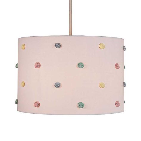 Pom Pom Light Shade, Kids Lights, Pendant Light Shades, Table Lamp Shades, Children's Bedroom, Light Touch, Big Girl Rooms, Kids Lighting, Light Shade