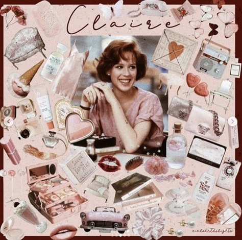 Claire Standish Aesthetic, Breakfast Club Fashion, Claire Breakfast Club, Claire Standish, High School Stereotypes, 80s Things, Tag Yourself Meme, Breakfast Club Movie, John Hughes Movies