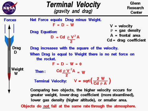 Physics Theories, Physics Mechanics, Terminal Velocity, Physics Problems, Sixth Grade Science, Aviation Education, Ap Physics, Mathematics Geometry, Learn Physics