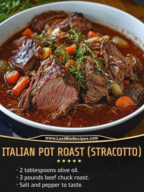 Slow Cook Pot Roast, Italian Roast Beef, Italian Pot Roast, James Martin Recipes, Comforting Dinner, Italian Roast, Recipes Italian, Baked Bean Recipes, Classic Italian Dishes