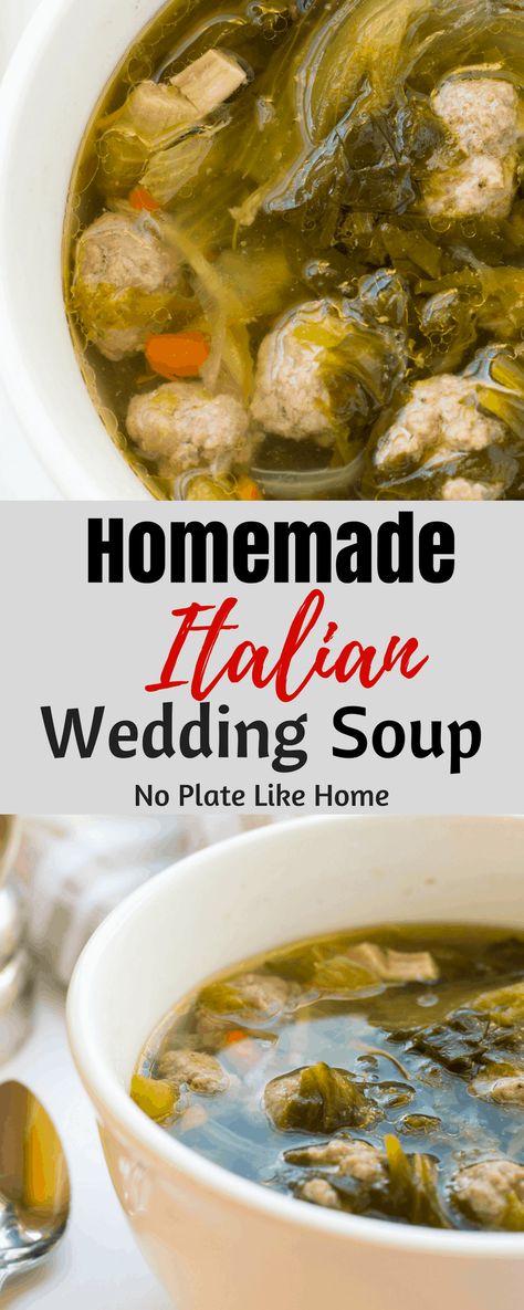 Italian Wedding Soup Authentic, Holiday Soup Recipes, Holiday Soup, Chicken Bits, Escarole Recipes, Escarole Soup, Soup Italian, Holiday Soups, Homemade Chicken Broth