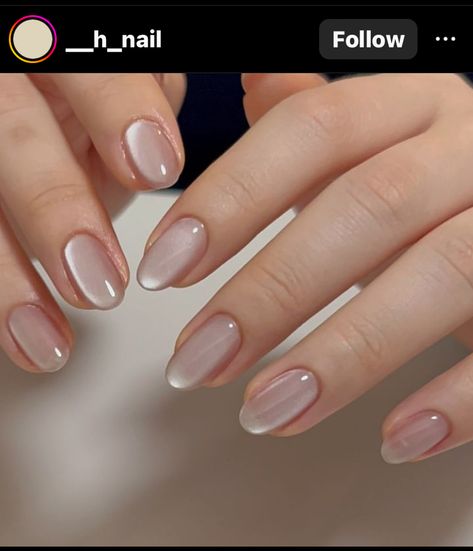 Feminine Nails, Spring Rainbow, Velvet Nails, Milky Nails, Light Feminine, Subtle Nails, Simple Gel Nails, Minimal Nails, Blush Nails