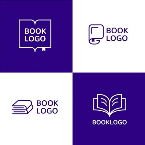 Logo Book Design, Book Logo Design Icons, Book Club Logo Design, Book Logo Ideas, Book Logo Design Ideas, Open Book Logo, Academy Logo Design, Educational Logo, Book Logo Design