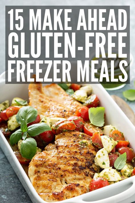 Gluten Free Recipes Freezer Meals, Gluten Free Dairy Free Recipes Freezer Meals, Freezer Meals Gluten Free Dairy Free, Gluten Free Freezer Meals Casserole, Gluten Free Frozen Meal Prep, Gluten Free Dairy Free Make Ahead Meals, Easiest Gluten Free Meals, Healthy Gluten Free Fall Meals, Gluten Free Dinner Crockpot Easy Meals