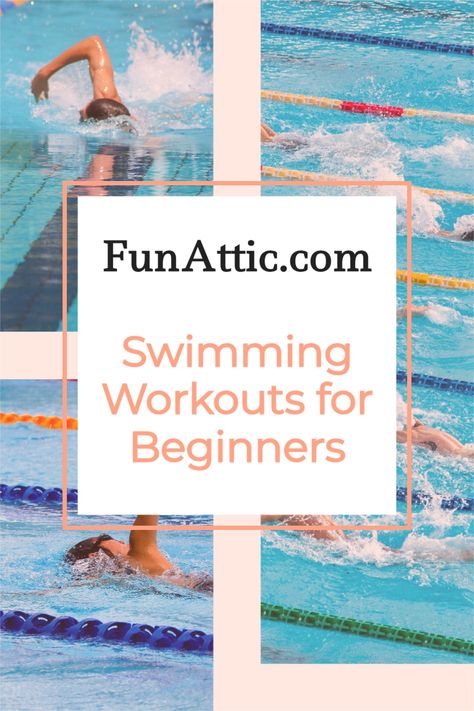 Get your exercise on with our list of swimming workouts for beginners! Swimming Sets For Beginners, Beginning Swimming Workout, Swim Workouts For Beginners, Swim Team Workouts, 30 Minute Swim Workout, Beginner Swim Workout, Beginner Swimming Workout Plan, Lap Swimming Workout Beginner, Beginner Swimming Workout