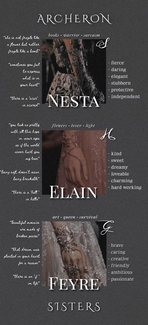 Nesta Archeron Style, Feyre And Her Sisters, Acotar Emerie Fanart, Acotar Feyre Nesta And Elain, Feyre And Sisters, Nyx Acotar Aesthetic, A Court Of Thorns And Roses Nesta, A Court Of The Vampire Queen, Acosf Bonus Chapter Feyre