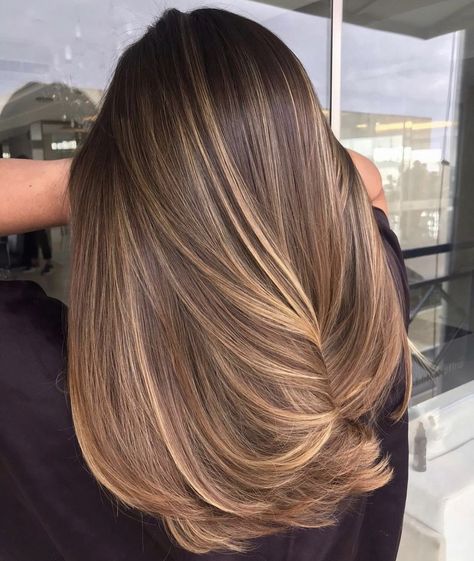 Highlights Brown Hair Balayage, Light Brunette Hair, Rambut Brunette, Brown Hair Looks, Brown Hair Inspo, Hair Tint, Brunette Hair With Highlights, Brunette Balayage Hair, Honey Blonde Hair