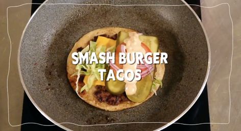 Your average burgers and tacos might never be the same after this delectable mix; Smashburger Tacos are everything you love about your classic burger - in a taco. https://www.chilesandsmoke.com/smashburger-tacos/ Ingredients Smashburger Tacos 1 lb ground beef 80/20 portioned into 2-ounce balls 8 flour tortillas 8 slices American cheese 8 sweet and spicy pickle slices shredded Smashburger Tacos, Spicy Pickle, Classic Burger, Spicy Pickles, Taco Ingredients, Pickle Slices, Burger Press, Apples And Cheese, Burger Sauce