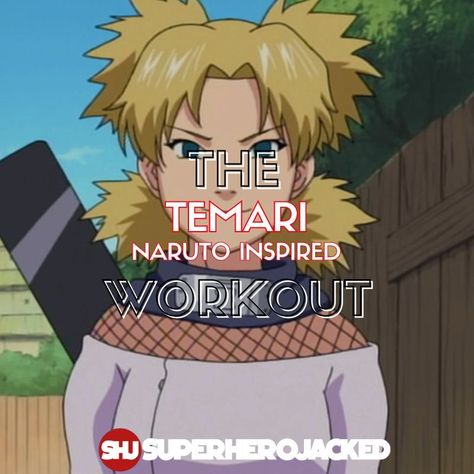 Temari Workout Naruto Workout Routine, Naruto Workout, Naruto Inspiration, Anime Workouts, Character Workouts, Female Naruto, Anime Superhero, Superhero Academy, Superhero Workout