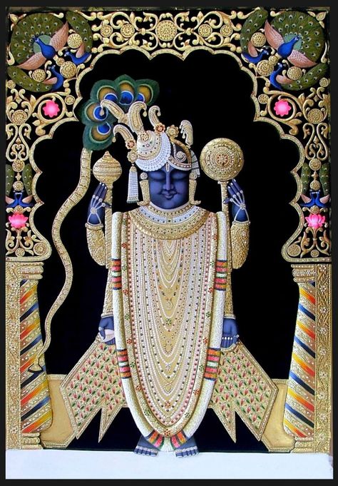 25 Beautiful Tanjore Paintings - Traditional Indian Paintings Thanjavur Art Guruvayur Krishna, 3d Relief Art, Indian Traditional Paintings, Tanjore Paintings, Popular Paintings, Pichwai Paintings, Lord Krishna Hd Wallpaper, Lord Ganesha Paintings, Tanjore Painting