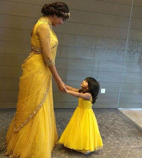 Mother & Daughter Matching Outfits for Wedding Party - K4 Fashion Mother Daughter Matching Dresses, Mommy Daughter Dresses, Baby Lehenga, Mom Daughter Matching Dresses, Mom And Baby Dresses, Mom Daughter Outfits, Daughter Outfits, Mother Daughter Fashion, Adorable Clothes