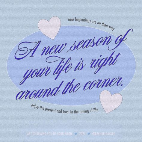 A new season of your life is right around the corner. 🩷 New Years Aspirations, Ceejurs Art, New Year Quotes Aesthetic, Widget Affirmations, New Year Quotes Inspirational, Lucky Vicky, Daily Magic, 2025 Goals, Love Message