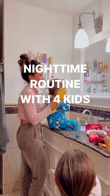 Cecily Bauchmann on Instagram: "My favorite part of our nighttime routine is being present! Nights can be hectic with homework, a tired toddler, sports practices and cleanup but adding in small pockets to create time of laughter for your fam is what really melts away any mom guilt thru the day you felt and also makes you feel so connected to your kids! I love sharing our routines with you all🫶🏼🥹 #motherhoodunfiltered #motherhoodunplugged #realmomlife #momlifebelike #motherhoodrising #sandiego Cecily Bauchmann, Mom Routine, Mom Guilt, Night Time Routine, Night Routine, Kids Videos, 4 Kids, Homework, Clean Up