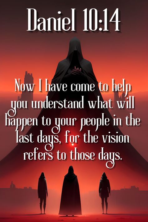 Gain insight into the last days with Daniel 10:14, as divine revelation unfolds the vision for future events. Explore the transformative power of understanding prophecy and preparing for what lies ahead. 📖🔮 #Daniel1014 #LastDays #DivineRevelation Happy Preparation Day, Bible End Times, Last Days Bible, Bible Search, Book Of Daniel, Happy Sabbath Images, Divine Revelation, Amplified Bible, New American Standard Bible