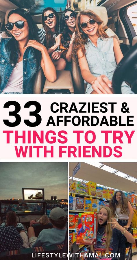 Wondering on what things to do with friends when bored? Here are 50+ awesome, fun and spontaneous things you would LOVE to enjoy with friends! I have included things to do with friends at home, outside and even online! We cover it all, so make sure you don't miss this post Crazy Activities To Do With Friends, How To Make Plans With Friends, Things To Do With Roommates, Fun Things To Do With Friends In College, Inexpensive Things To Do With Friends, Girly Things To Do With Friends, Fun Spontaneous Things To Do, Things To Go Do With Friends, Cheap Activities To Do With Friends