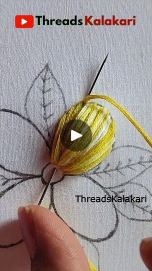 438K views · 3.4K reactions | What an Idea 👌 flower embroidery design for beginners #embroidery #handembroideryvideo #diycrafts #embroiderytips #threadskalakari #reels #embroideryreels | ThreadsKalakari | ThreadsKalakari · Original audio 3d Flower Embroidery Design, 3d Embroidery Designs, 3d Embroidery Flowers, Embroidery Design For Beginners, Design For Beginners, Beginners Embroidery, Hand Embroidery Videos, Basic Embroidery Stitches, 3d Embroidery