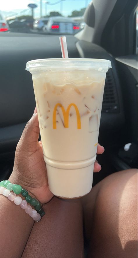 #caramelcoffee #mcdonalds #iced #aesthetic Mcdonalds Iced Coffee, Mcdonalds Coffee, Vanilla Iced Coffee, Iced Coffee Drinks, Caramel Latte, How To Order Coffee, Caramel Coffee, Coffee Obsession, Chefs Kiss