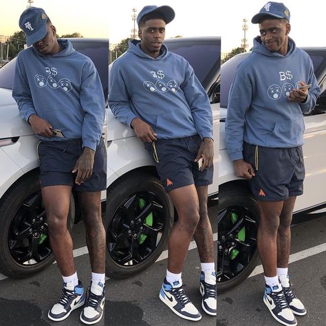 Summer Black Men Outfits, Jordan 1 Obsidian Outfits Men, Jordan 1 Fits, Jordans Outfit For Men, Jordan 1 Obsidian, Jordan 1 Outfit Women, Jordan 1 Outfit, Nba Fashion, Mens Summer Outfits