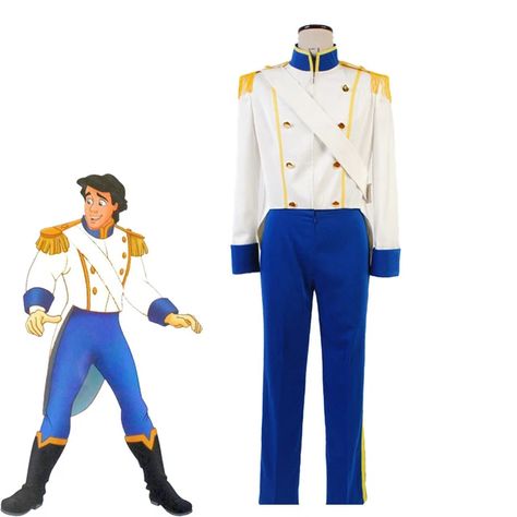 Disfraz de La Sirenita para hombre, traje de Cosplay de Príncipe, disfraz de Halloween, recién llegado _ - AliExpress Mobile Eric Costume, Beast Boy Costume, Prince Eric Costume, Principe Eric, Boy Cosplay, Little Mermaid Characters, Prince Eric, Beast Boy, Mens Halloween Costumes