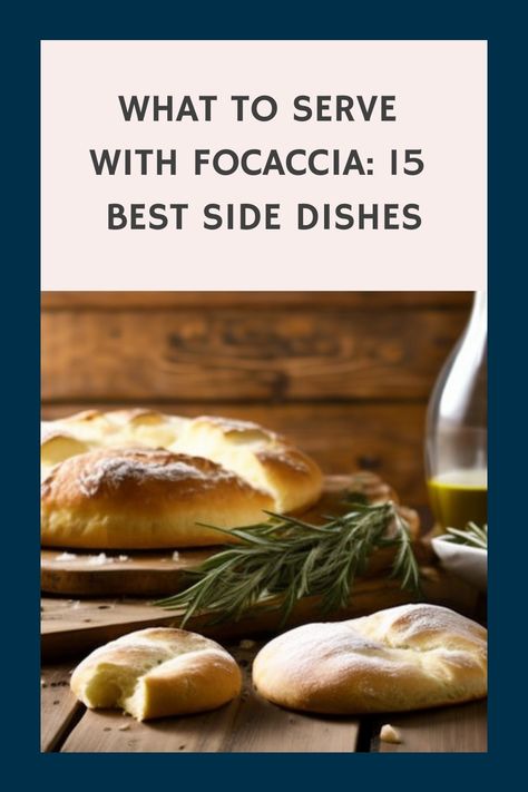 Elevate your focaccia game with these delicious side dishes! 😋🥖 #focaccia #sidedishes What To Eat With Foccacia, What To Serve With Foccacia, What To Serve With Focaccia Bread, Foccacia Bread, Focaccia Bread, Healthy Sides, Best Side Dishes, Food Pairings, Perfect Side Dish