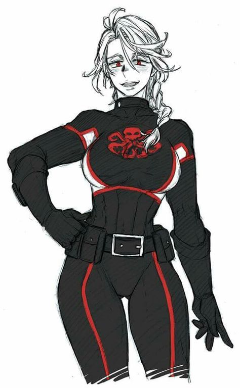 Fem! Captain Hydra Or rather capitana Hydra (?) Hydra Steve, Hydra Captain America, Captain America Outfit, Captain Hydra, Hydra Marvel, Hail Hydra, Character Design Girl, Winter Soldier Bucky, Steve Rogers Captain America