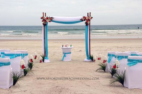 Packages - Affordable Daytona Beach Wedding Unique Beach Wedding Ideas, Simple Beach Wedding Ideas, Unique Beach Wedding, Napa Wedding Venues, Daytona Beach Wedding, Wedding Ceremony Pictures, Beach Wedding Ideas, Simple Beach Wedding, East Coast Beaches