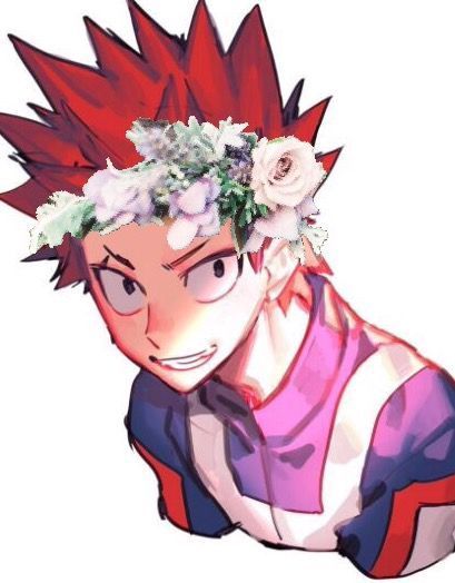 Bakugou X Kirishima, Kirishima Eijirou, Flower Crowns, X Reader, Boku No Hero, Beautiful Couple, Funny Anime Pics, Flower Crown, Boku No Hero Academia