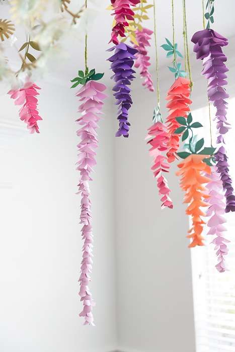 Flowers Party Decor, Spring Fling Decorations Diy, Fairy Tail Birthday Theme Party Ideas, Fairytale Birthday Decorations, Flowered Themed Birthday Party, Spring Party Decor Ideas, Fairy Diy Decorations, Spring Theme Decor, Paper Spring Decorations