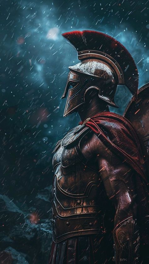 Warrior Spartan, Sparta Warrior, Thor Art, Roman Centurion, Spartan Tattoo, Fc Barcelona Wallpapers, Roman Soldier, Historical Warriors, Warriors Wallpaper