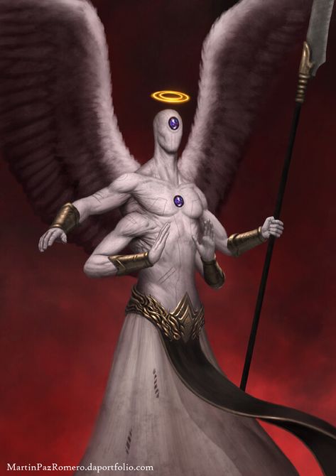 ArtStation - Angel Evil Angel Character Design, Cosmic Angel Art, Demonic Angel Art, Demon Angel Hybrid, Eldritch Angel, Angel Horror, Cherubim Angels, Creepy Angel, Demon Concept Art