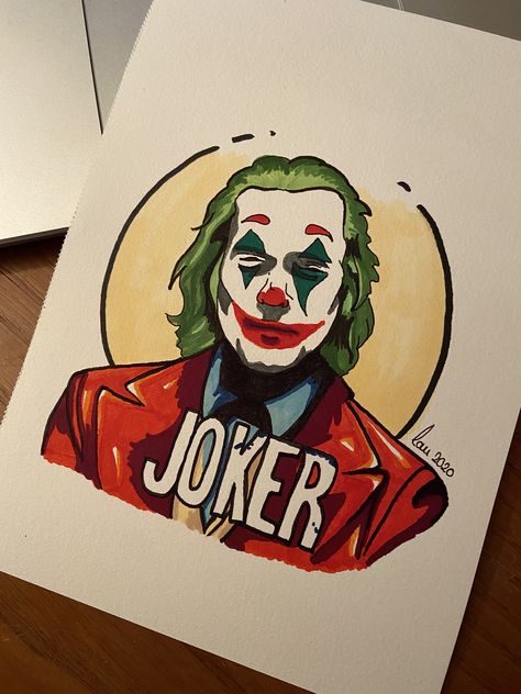 Joker Painting Ideas On Canvas, The Joker Drawing Sketches, The Joker Painting Easy, How To Draw Joker, Joker Sketch Easy, Joker Painting Acrylics, Joker Painting Easy, Joker Drawing Sketches, Joker Canvas Painting