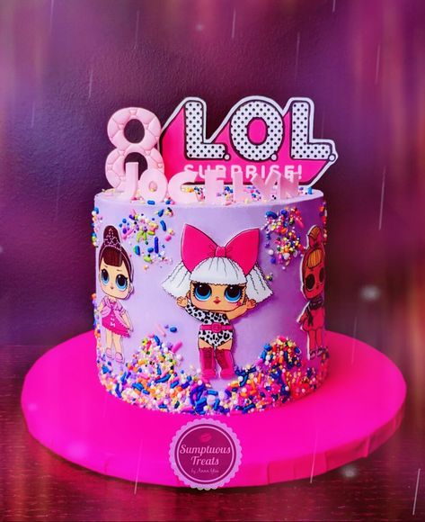 Lol Themed Cake, Lol Doll Birthday Cake Ideas, L.o.l Cakes Birthday, Simple Lol Birthday Cake, L.o.l Birthday Party Ideas, Lol Suprise Cakes Ideas, Lol Birthday Cake Ideas, Lol Cakes Birthday, Lol Doll Birthday Cake