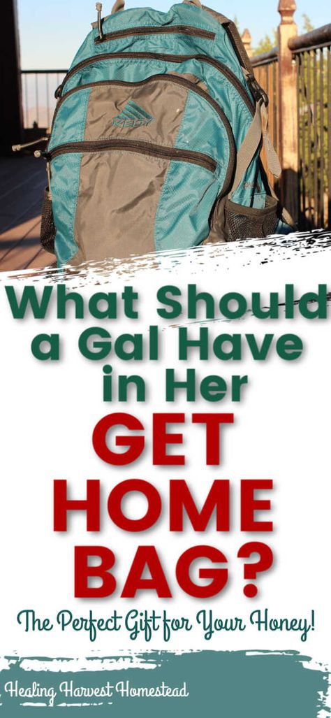 What Must a Gal Have in Her Get-Home-Bag? (What is a Get Home Bag and a Checklist for What You Need) — All Posts Healing Harvest Homestead Get Home Bag For Women, Emergency Go Bag, Get Home Bag, Emergency Survival Kit, Emergency Prepardness, Emergency Bag, Emergency Preparedness Kit, Survival Quotes, Survival Shelter