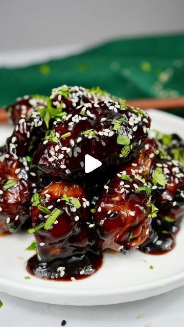 Izabella Jakubec on Instagram: "Sweet meets savoury in every bite! Can you resist these Hoisin Glazed Chicken Wings? I know I can’t! 😍 
Check out the recipe in the comments and let me know if you give them a try—I’d love to hear from you! ❤️

Happy cooking, Izabella x

#chicken #chickenwings #hoisin #cooking #asian" Glazed Chicken Wings, Happy Cooking, Glazed Chicken, Chicken Wings, The Recipe, Let Me Know, I Know, Glaze, I Can