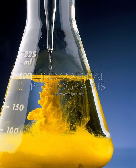 PRECIPITATION: LEAD IODIDE (2 of 2) Reaction of Potassium Iodide with Lead Nitrate As the 0.1M clear solution of Pb(NO3)2 ... Chemistry Wallpaper, Types Of Chemical Reactions, Elements And Compounds, Mole Concept, Molecular Mass, Molar Mass, Erlenmeyer Flask, Potassium Iodide, Chemistry Classroom