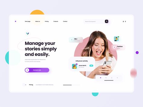 Social Media Landing Page, News Landing Page, Services Landing Page Design, Faq Landing Page, Marketing Agency Landing Page, Ui Ux Design Trends, Logo Design Women, Landing Page Ui, Website Landing Page