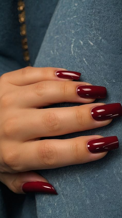 Discover stunning dark wine red nail designs that exude a vampy and aesthetic vibe Dive into our collection of dark cherry black and wine-inspired nail art ideas for the perfect fall aesthetic From short and bright designs to dark cherry inspirations get ready to elevate your nail game with these chic and stylish designs Perfect for those looking for a unique and bold nail look this season Dark Red Acrylics, Dark Red Coffin Nails, Wine Nail Designs, Black Cherry Nails, Wine Nails, Red Acrylic Nails, Sparkly Ring, Red Nail Designs, Red Nail