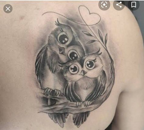 Baby Owl Tattoos, Baby Memorial Tattoos, Owl Tattoo Drawings, Cute Owl Tattoo, Blue Rose Tattoos, Owl Tattoo Design, Inspiration Tattoos, Memorial Tattoos, Tattoo Feminina